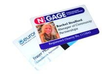 Sticky Passes ID Cards Sticky Satin Passes Self-adhesive satin material Sticks to