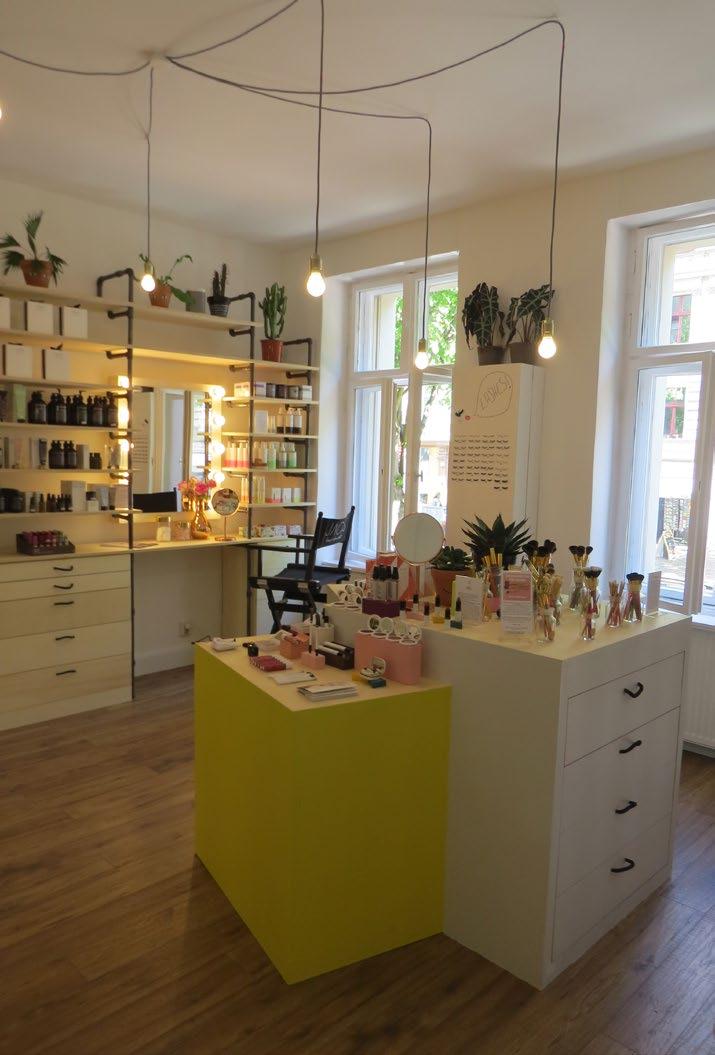 The retail space extends into an even bigger room which features the nail bar and make-up area. International niche beauty In total, the store retails some 25 premium and niche beauty brands.