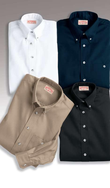 A. Button-Down Performance Twill Shirt B. Denim Casual Shirt, Light Indigo (SD74BL) Performance.