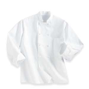 CULINARY Culinary D. 8 Knot-Button Chef Coat, C. C. Cotton 100% Chef Cotton Coat, Chef White Coat, (WH) C. 100% Cotton Chef Coat Ultra soft 6 oz.