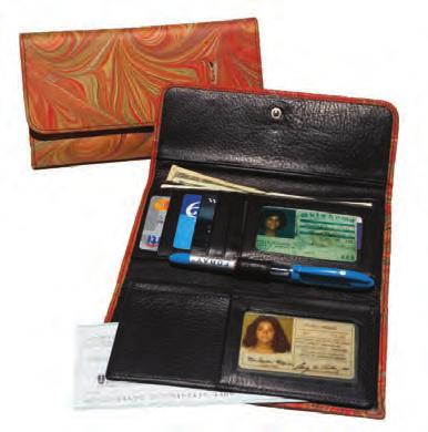 C. D. Slimfold Wallet LAC030 Small bifold wallet with a place for cash and cards.