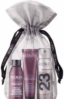 MINI SIZES: A HOLIDAY FAVORITE Choose from a popular assortment of haircare and styling minis and receive free gift bags!