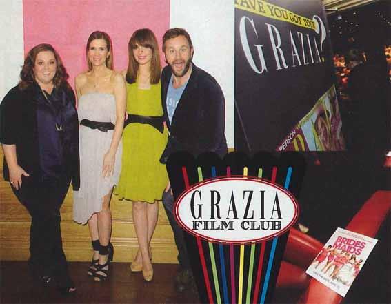 INTERNATIONAL NETWORK uk Grazia Film Club This month, Grazia UK launched its first-ever Grazia Film Club event