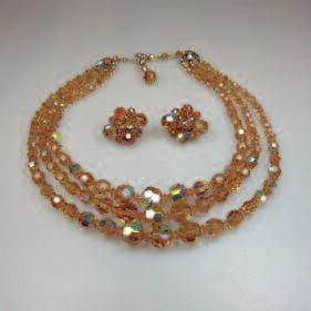 33 MIRIAM HASKELL GOLD TONE METAL NECKLACE set