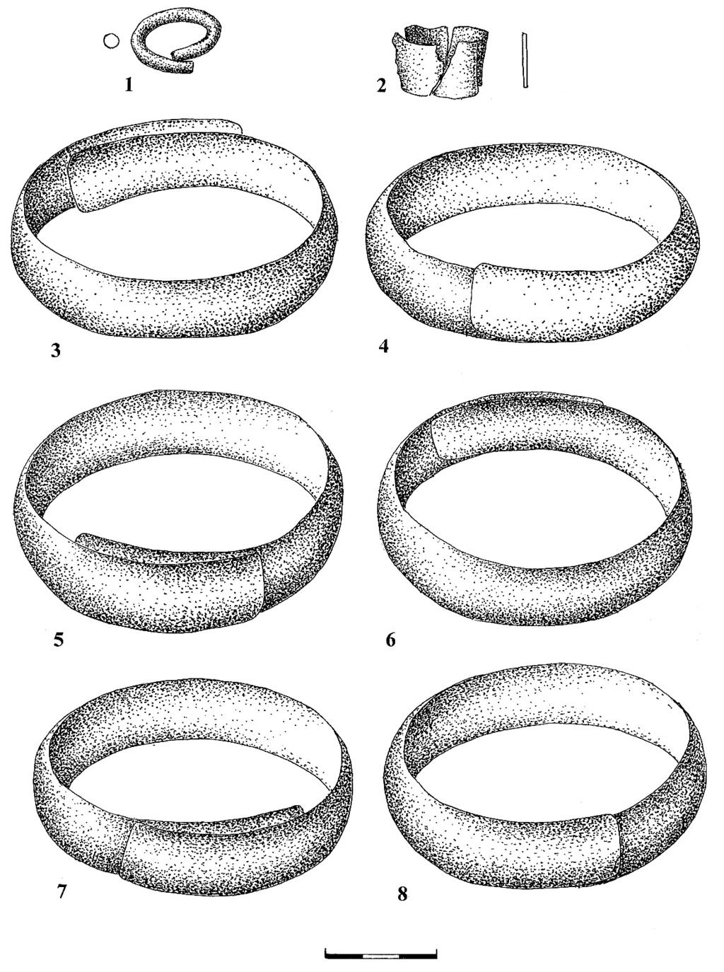 Leg rings in archaeological material from Latvia Fig. 4.