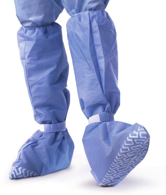 NON27348P NON27348P Knee High, Regular Size 50/bx, 150/cs NON27348PXL Knee High, X-Large Size 50/bx, 150/cs Non-Skid Fluid-Proof Boot Covers Ultrasonically sealed on all sides.