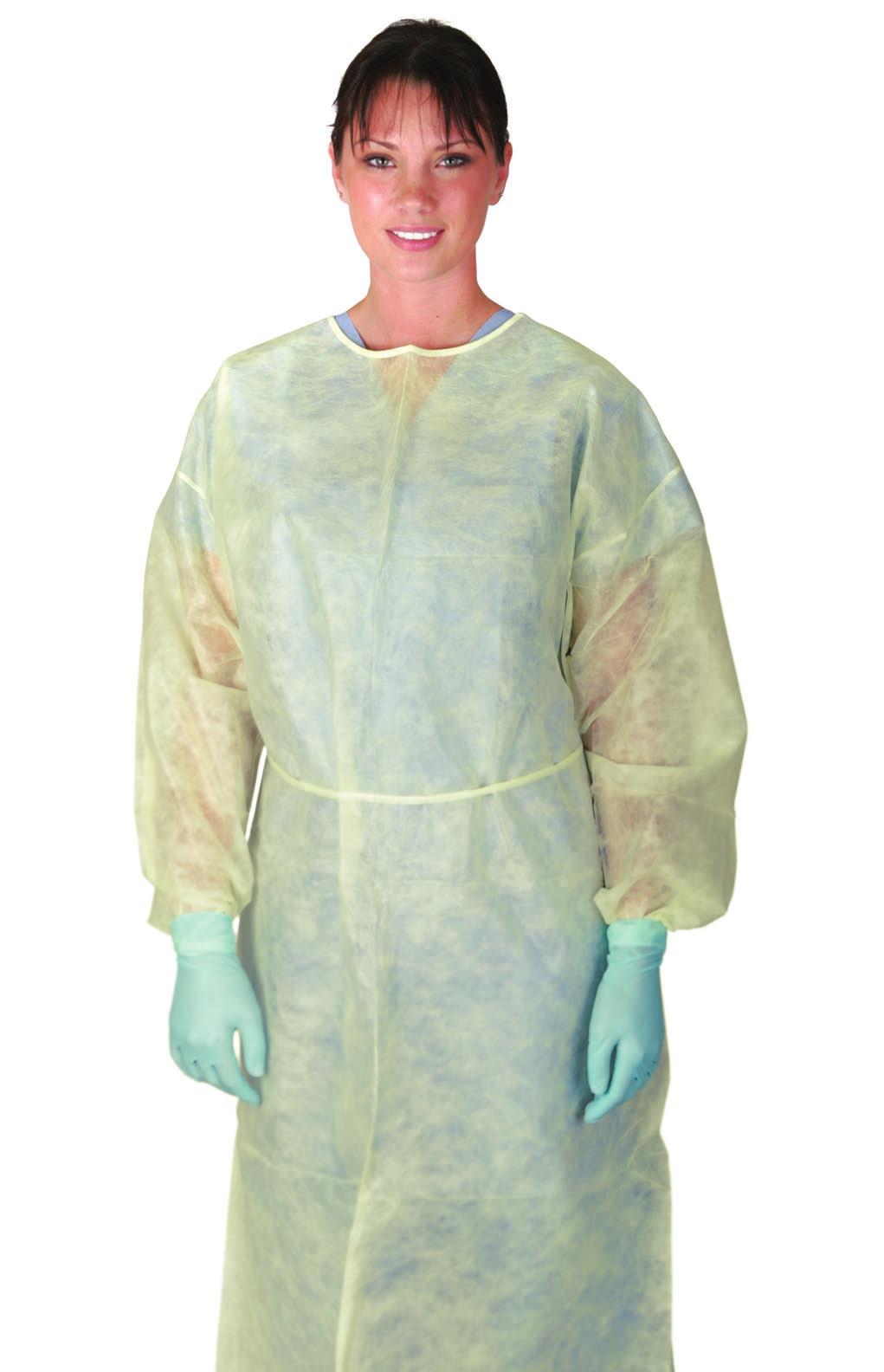 Isolation Gowns The gowns on this page are recommended as: Cover gowns Standard isolation/nursing gowns Visitor gowns Medline s Classic, Fluid-Resistant Multi-Ply Gowns are breathable, flexible and