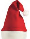CHRISTMAS HAT Details: promotional Christmas hat, made of polyester with decorative pompom Print code: plastisol transfer (F) Print size