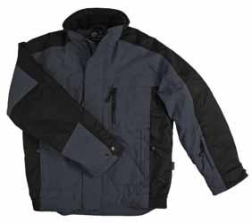 The jacket has quilted lining and outer fabric that is breathable