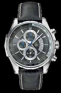 Chronograph with 30 minutes, 1/10 sendonds upt o 30 minutes, center stop second (1/1 sec), ADD and SPLIT functions, 30 minuates counter and 10 hour counter 3.