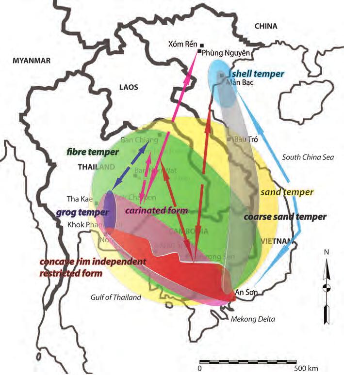 378 Contextualising the Neolithic Occupation of Southern Vietnam Figure 9.17.