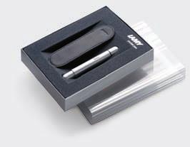 LAMY sets Two pens and a leather case in an attractive gift pack