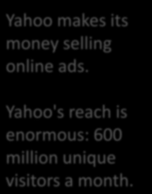 Yahoo wanted to be many things, from Media Company to Myspace. Lack of focus and direction made them languish.