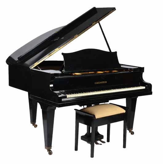 Lot 619 Bechstein ebonised grand piano with a