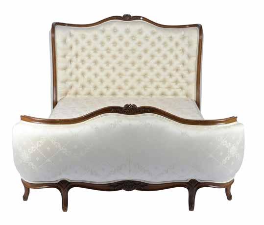 Lot 650 French style double bed with