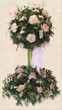 How to make a delightful topiary tree. Lesson No. 15 - Funeral Cross.