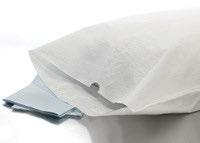 SURFACE BARRIERS Standard Tissue/Poly Pillowcases offer high absobency while performing as a fluid barrier to protect the pillow.