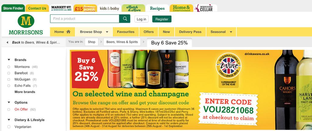 40) and Chanoine Vintage Champagne 75Cl is one-third off, at 19.99 (US$31.60). Tesco s back-to-school campaign is still running, too.