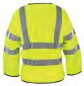 Class 3 Safety Jacket ANSI/ISEA 107 Class 3 compliant 690-1308 Medium 690-1309 Large 690-1310 X-Large 690-1311 2X-Large 690-1312 3X-Large Basic Safety Vest 1 vertical reflective tape Elastic side