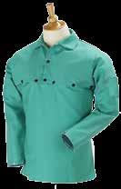 Flame Resistant Apparel 12 FR Cotton Work Shirts FR treated cotton.