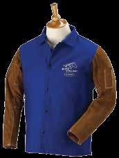 Leather Welding Apparel 14 Full-Feature Split Cowhide Welding Jackets Premium Lightweight DuraLite Grain Pigskin