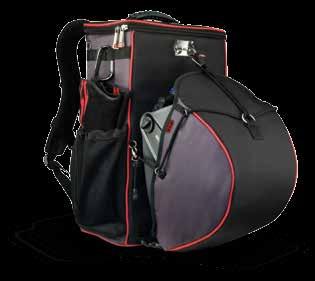 Accessories & Welding Blankets 15 BSX Extreme Welder s Gearpack Compartments for welding tools. Dual welding glove pockets. Padded HelmetCatch fits all helmets.