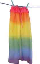 95 Rainbow Cape #3011 Fits 3-8 year-olds. 32 long.