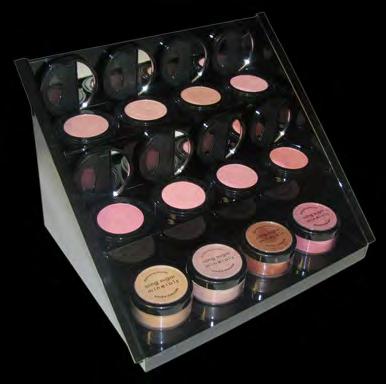 10 101 MCDREAMY 102 BEWITCHED M3S display 9 top selling colours in a Mineral formula. Talc free, fragrance free.
