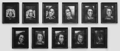Untitled (Self Portrait) I, 1972, series of eleven black and white photographs, cm.40x30 each (framed) These copies are not documenting the artist s work or the artist s body, but the artist himself.
