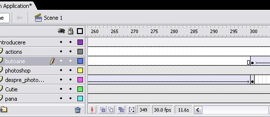 Cum s-a Creat Aplicatia CD-rom? Am intrat in Macromedia Flash Professional 8, am creat un document nou, de dimensiunile 800x600, si am setat frame rate la 30 fps, pentru a obtine o animatie mai fina.