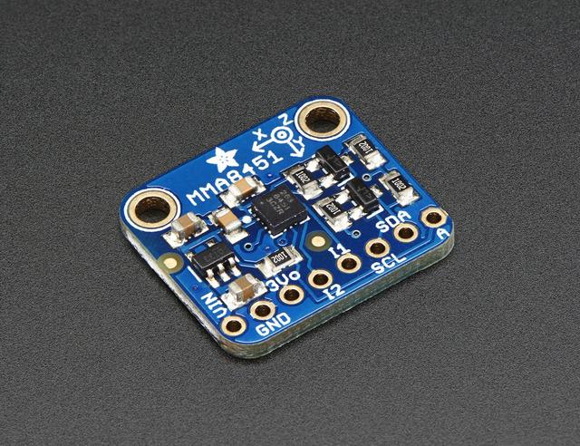 Overview You can detect motion, tilt and basic orientation with a digital accelerometer - and the MMA8451 is a great accelerometer to start with. It's low cost, but high precision with 14-bit ADC.