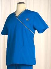 Shirt Dress Female Sizes A-B, -D* 111777 (20) Blue Tonal Stripe Shown with Mandatory trim application. F G G F.