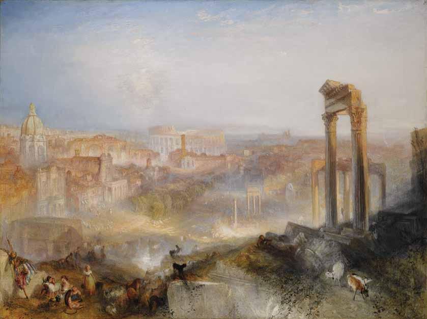 JMW Turner 1 Impressions of the past Andrew Wilton casts an expert eye over J.M.W. Turner s depictions of the ancient world In July 2010 a sensational auction-room sale hit the headlines: a view of the Roman Forum by J.