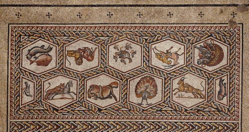 2 One peculiar and distinguishing feature of the Lod Mosaic is that it contains no human figures.