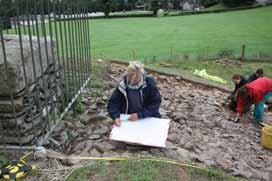 To this end, the Universities of Chester and Durham carried out geophysical and ground survey work in 2008, and this hinted at extensive features in the area round the mound.