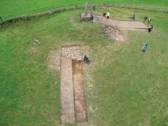 The area of the 18 th -century trench has been tentatively identified, and it is hoped that next year we can re-excavate it so as to look at the make-up of the mound and date its construction.