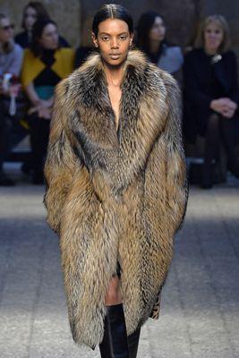 Roberto Cavalli and Sportmax relied on the natural texture of fur