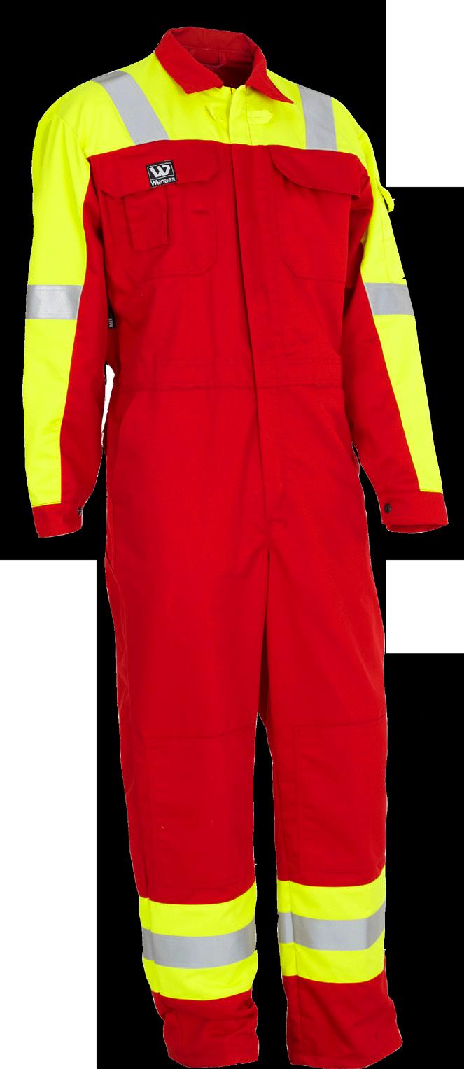 HIVIS + FR WENAAS OFFSHORE HIVIS FR COVERALL Model No. 87855-156 NEW!