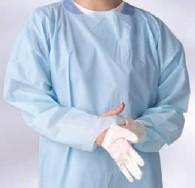 Isolation Gown Spunpond Polypropylene Isolation Gown Isolation gown is made of soft,lightweight and breathable spunpond polypropylene material. It offers basic cover protection.