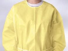 Coated SPP Isolation Gown Coated SPP Isolation gown is made from low linting polyethylene coated polypropylene material and provides high fluid protection & comfort.