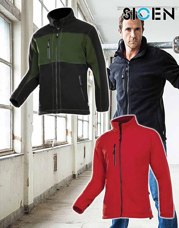 DURANGO - 611Z Fleece jacket (double sided). Soft fleece material. Good cold protection. Breathable. Can be zipped into the rain jacket 608Z. Anti-pilling treatment. Stitched seams.
