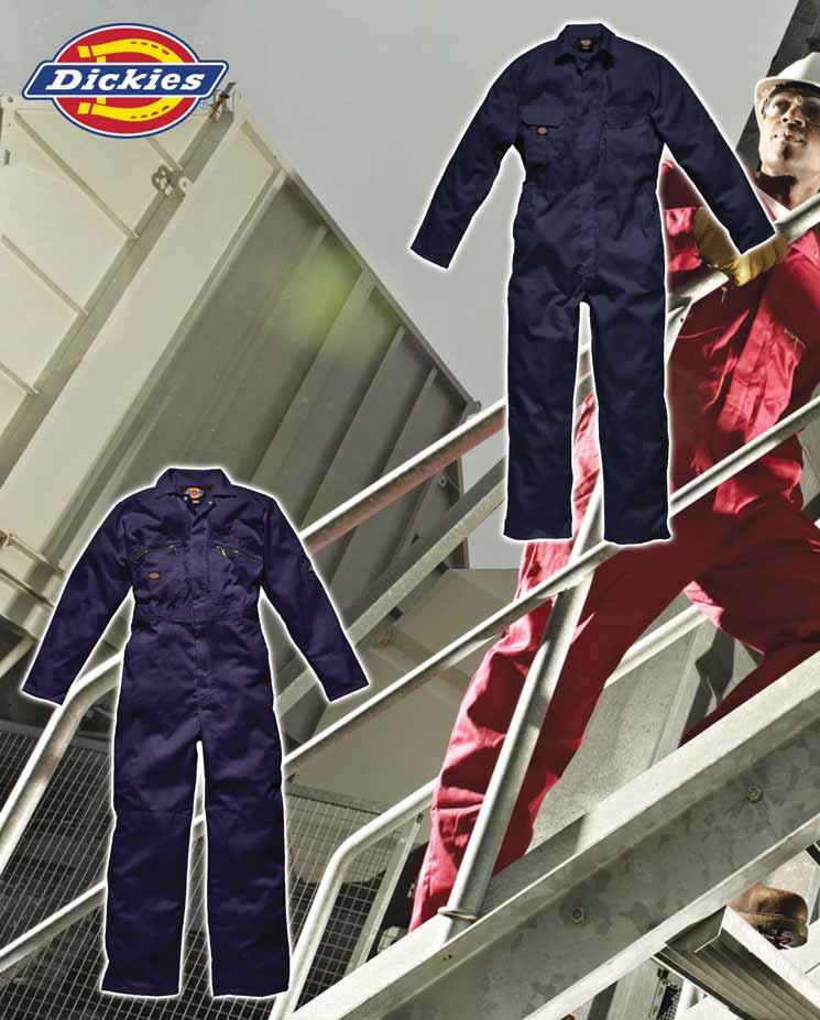 WORKWEAR - COVERALLS REDHAWK ECONOMY STUD FRONT COVERALL - WD4819 Concealed stud front. Two swing pockets with side access. Pen pocket on sleeve. Two chest pockets with studded flaps.