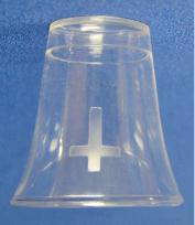 A quality juice container holds 50 ml of liquid. Deluxe Portable Communion Set $54.99 013098 (add $6.