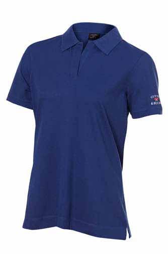 Material: 65% Cotton, 35% Polyester Fashioned with the same moisture-wicking finish as our half-sleeve polo but with