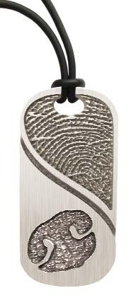 Like the KeyTags, the new pieces are individually cast never laser etched or rotary cut using