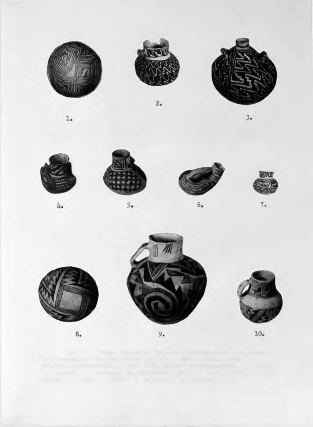 Figure 5* Vessel shapes of Tularosa Black-on-white and Reserve Black-on-white