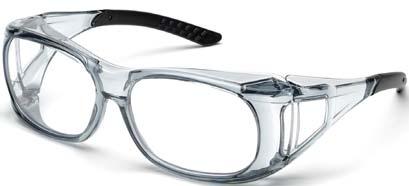EYE PROTECTION 6 RX-100 Feature-packed bifocal with a unitary lens, integrated side shields and adjustable temple lengths Adjustable temples Adjustable for four different lengths for a secure fit,