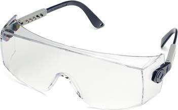 OVR-Spec II Our most stylish eye safety alternative for plant tours and worksite visitors Great protection with extended top, bottom and side shields Ballistic rated safety glass with built-in side