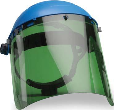 HEAD/FACE PROTECTION ELVEX Face Shields: World Class Quality and Durability Elvex offers a variety of face shield shapes and