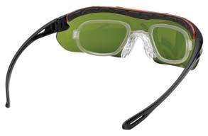 wrap-around frame Increased comfort and uninterrupted vision EVA closed-cell foam Long lasting, resists body oil and sweat BrowSpecs Protects workers eyes from falling debris and dripping sweat.